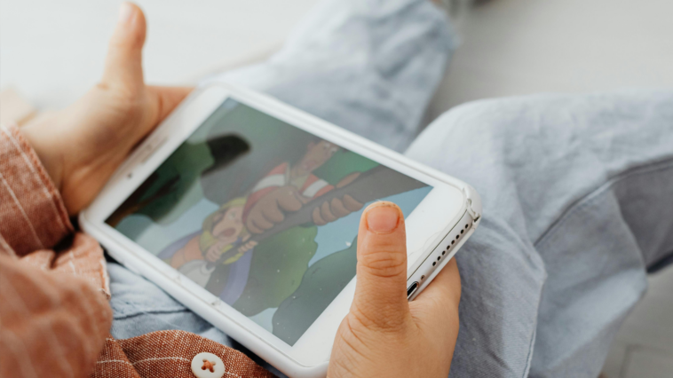 uso de telas por crianças