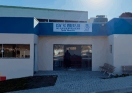 Fachada do Centro Integrar na Rua Higino Saes Peres