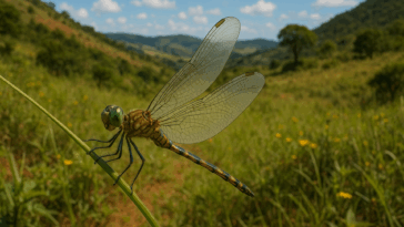 Libélula Brechmorhoga goncalvensis